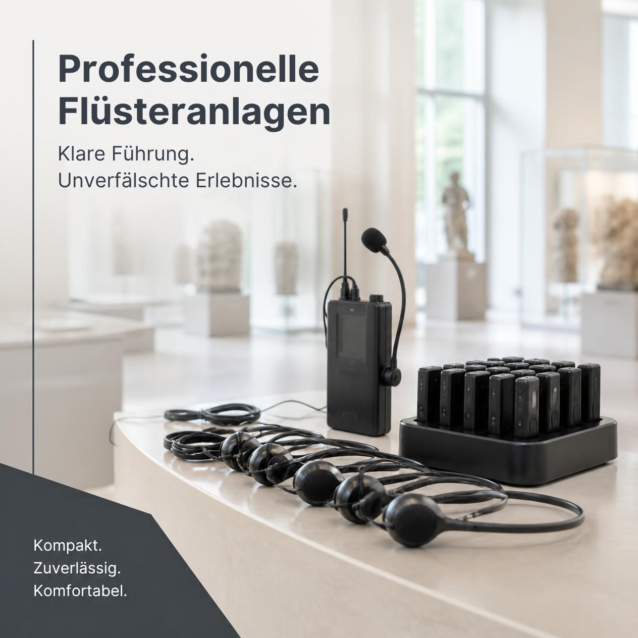 Flüsteranalagen-Führung